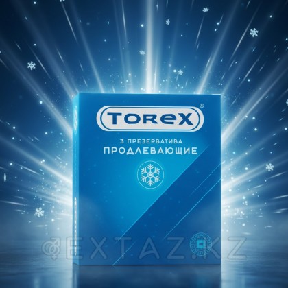 Torex анестетикімен ұзартатын презервативтер 3 дана от sex shop Extaz фото 3