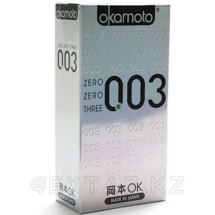 Презервативтер Okamoto 0.03 platinum Ultra-жұқа кондом 12 дана. от sex shop Extaz фото 2