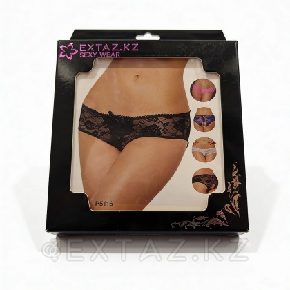 Ақ түсті шілтерлі трусиктер (M-L өлшемі) от sex shop Extaz фото 2