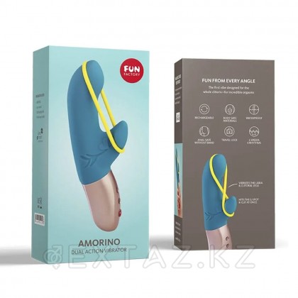 Көңілді фабриканың AMORINO вибраторы көгілдір от sex shop Extaz фото 2