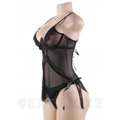 Бэби долл Elegant Black (5XL) от sex shop Extaz фото 7