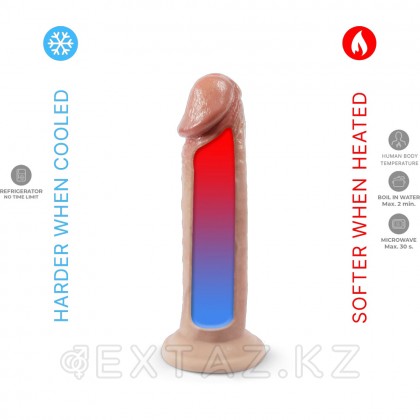 SILEXD Model 2 Premium Real Skin dildo ұсынылды, жалаңаш, 6