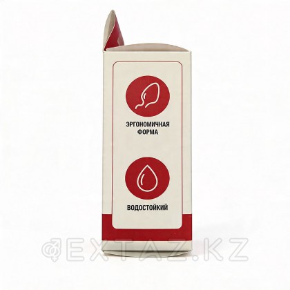 Қызғылт кристалды қызыл силиконнан жасалған анальды тығын (s өлшемі) от sex shop Extaz фото 3