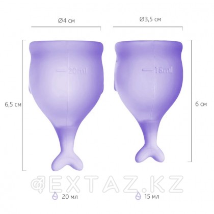 Набор менструальных чаш Satisfyer Feel Secure, 15 мл, 20 мл от sex shop Extaz фото 7
