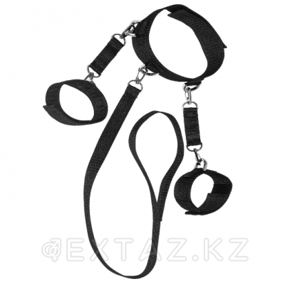 Ошейник с наручниками и поводком Джага-Джага от sex shop Extaz фото 4