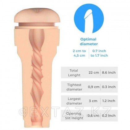 Kiiroo анусынан Feel Stroker мастурбаторы (ашық бежевый) от sex shop Extaz фото 5