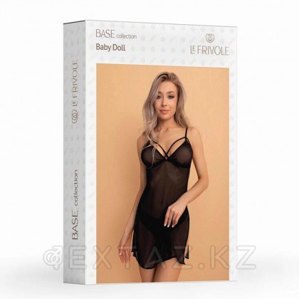 Base, XXL/XXXL жамбас кесінділері бар мөлдір көйлек от sex shop Extaz фото 10