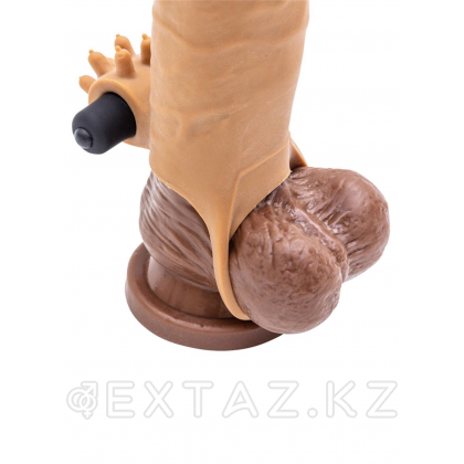 Насадка удлиняющая Lovetoy с вибрацией (17,5*4,8) от sex shop Extaz фото 3
