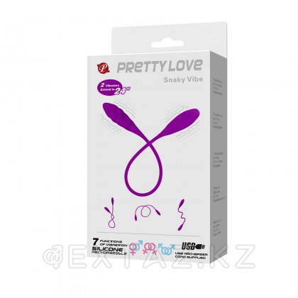 Pretty love екі жақты вибратор (7 діріл режимі) от sex shop Extaz фото 8