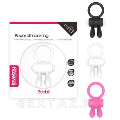 Power Rabbit clit cockring эрекциялық діріл сақинасы (қызғылт) от sex shop Extaz фото 2