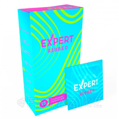 EXPERT Ribbed презервативтері, қырлы, 15 дана от sex shop Extaz фото 3