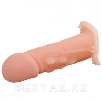 Реалистичная насадка на пенис Wolftooth Sleeve светлая (12×3,5 см) - extaz.kz фото 6 Шынайы саптама пенис wolftooth Sleeve жеңіл (12×3,5 см) от sex shop Extaz фото 6