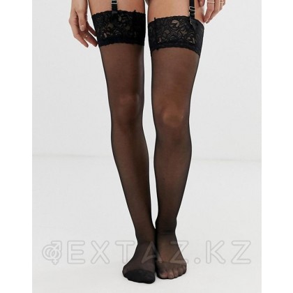 Чулки Beileisi с кружевной манжетой (XS-L) от sex shop Extaz фото 9