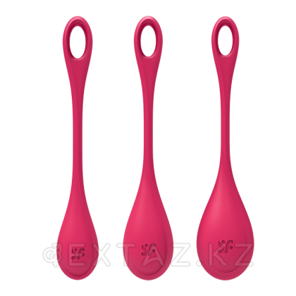 Satisfyer Yoni Power 1 қынаптық шарлар жиынтығы қызғылт от sex shop Extaz фото 3