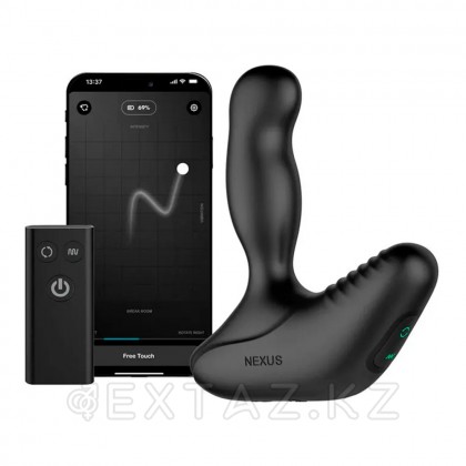 Вибромассажер простаты Nexus Revo Stealth App с вращающейся головкой - extaz.kz Айналмалы басы бар Nexus Revo Stealth app простата діріл массажы от sex shop Extaz