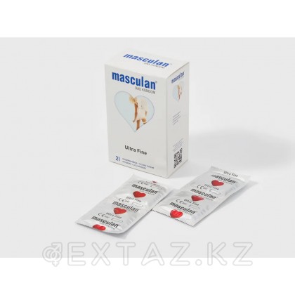 Masculan Ultra Fine презервативтері әсіресе жұқа 21 дана. от sex shop Extaz фото 3