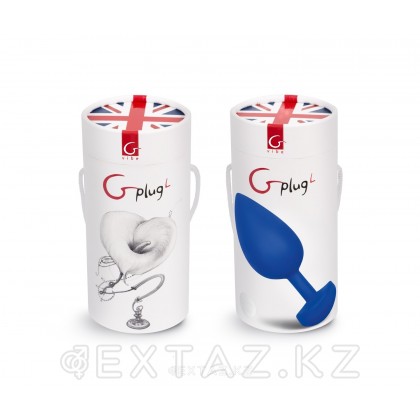 Fun Toys gplug дірілі бар үлкен дизайнерлік анальды тығын-көк от sex shop Extaz фото 7