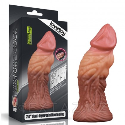 Lovetoy екі қабатты Platinum dildo ұсынылды (18*7) жалаңаш от sex shop Extaz