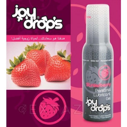 Joydrops құлпынай хош иісті майлау 100мл от sex shop Extaz фото 3