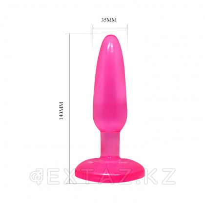 Пробка анальная розовая от sex shop Extaz фото 5