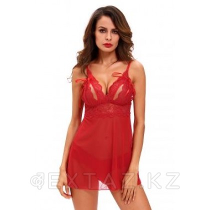 Бэбидолл розовый с кружевной вставкой, размер М от sex shop Extaz