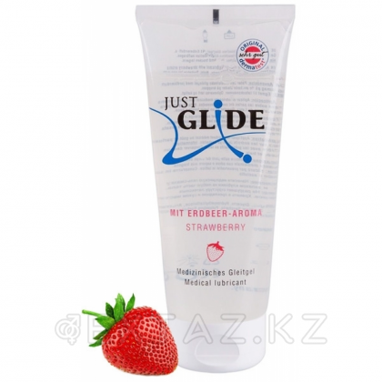 JUSTGLIDE 200мл Гель-смазка клубничная от sex shop Extaz фото 3