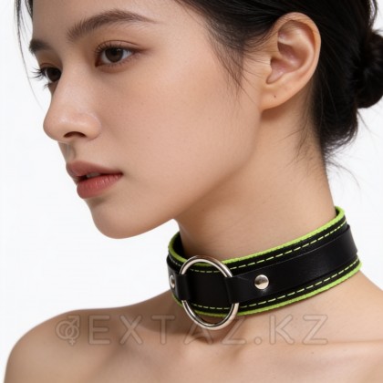 Crazy Handmade жұмсақ жасыл астары бар жаға от sex shop Extaz фото 3