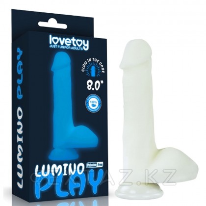 Қараңғыда жарқыраған Lumino Play dildo ұсынылды(15 * 4 см) от sex shop Extaz