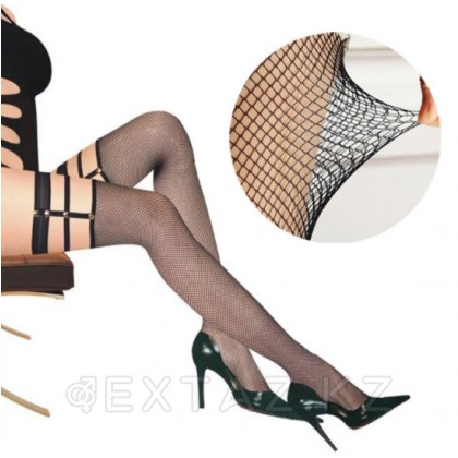 Чулки женские Beileisi 2131 (23-25, чёрный) от sex shop Extaz фото 5