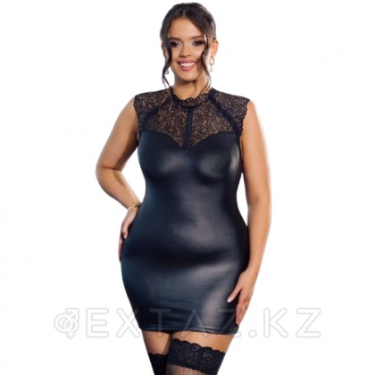 Ohyeah шілтері бар былғары көйлек + жіптер, XL-2XL от sex shop Extaz