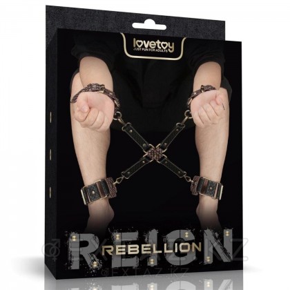 Rebellion Reign бекіткіштер жинағы (кісен, аяққа арналған бұғаулар) от sex shop Extaz фото 2