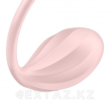 Satisfyer Ribbed Petal діріл жұмыртқасы (Connect App) қызғылт от sex shop Extaz фото 2