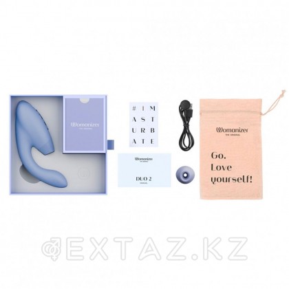 Байланыссыз клиторлық стимулятор Womanizer Duo 2 сирень от sex shop Extaz фото 8