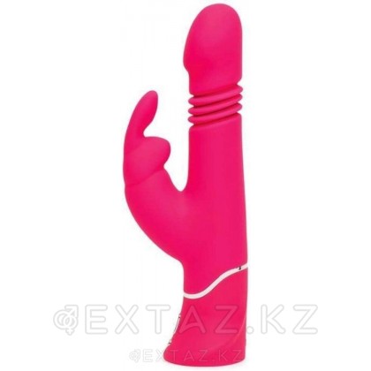 Vibrator Happy Rabbit Thrusting realistic қызғылт от sex shop Extaz