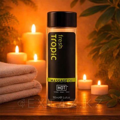 Ыстық 100 мл Fresh Tropic дене массаж майы. от sex shop Extaz фото 3