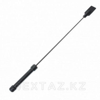 Қара былғарыдан жасалған кәсіби Стек от sex shop Extaz