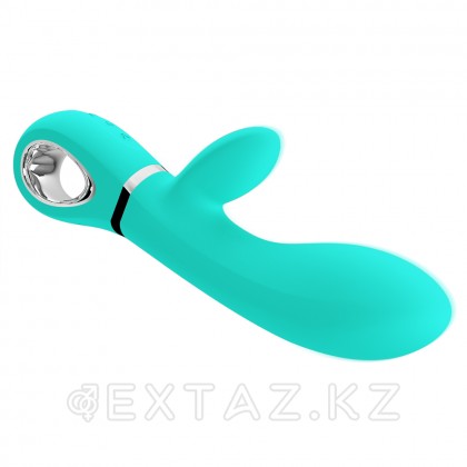 Томас супер жұмсақ қоян вибраторы (20 см) көгілдір от sex shop Extaz фото 4