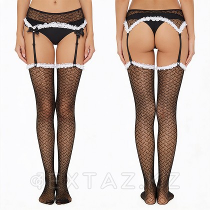 Белбеу және ақ жиекті шұлықтар (Sense) (S / M) от sex shop Extaz фото 7