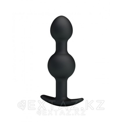 Анальды силикон Қос моншақ плагині от sex shop Extaz