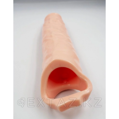 Насадка с вибрацией с креплением под мошонку, 25 см от sex shop Extaz фото 2