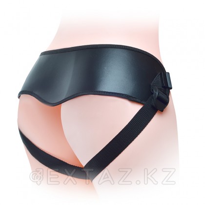 Ремень для страпона с разноразмерным креплением (Чёрный) от sex shop Extaz фото 6