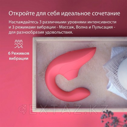 Womanizer Blend байланыссыз клиторлық стимулятор, қызғылт от sex shop Extaz фото 12