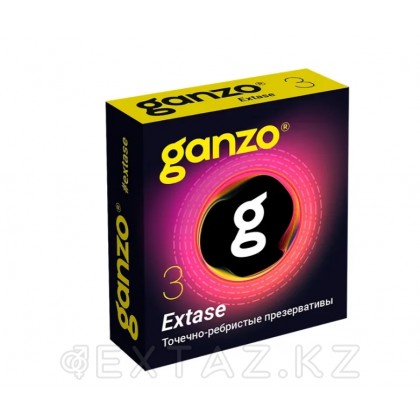 Ganzo Extase №3 презервативтер (нүктелі, қырлы) от sex shop Extaz