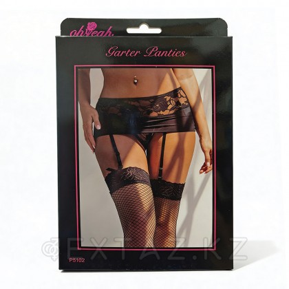 Sexy Lace Black (s)шұлық белдігі от sex shop Extaz фото 2