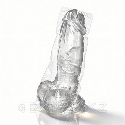 My extaz сорғыш дилдо, мөлдір, 15x3, 5 см от sex shop Extaz фото 2