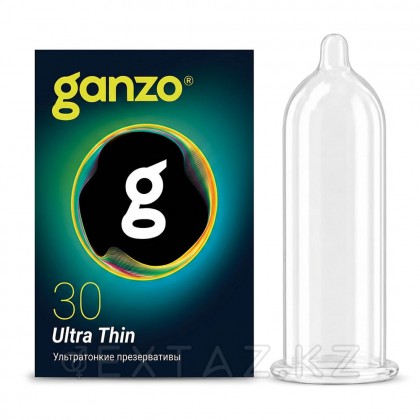 Презервативтер ультра жұқа Ganzo Ultra Thin Black Edition 30 дана. от sex shop Extaz