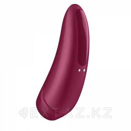 Satisfyer curvy 1 + вакуумдық клиторлық стимулятор (қою қызыл) от sex shop Extaz фото 8