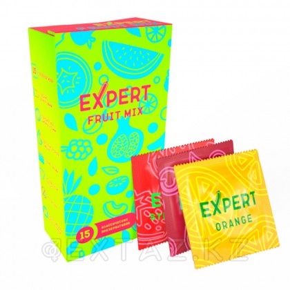 EXPERT Fruit Mix презервативтері, жеміс хош иістендірілген, 15 дана от sex shop Extaz фото 3