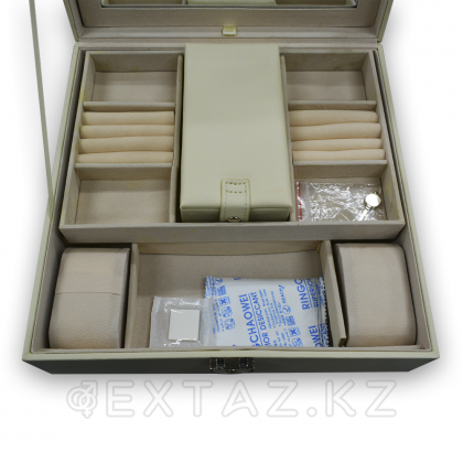 Ұйымдастырушы шаршы (Былғары) бежевый от sex shop Extaz фото 6