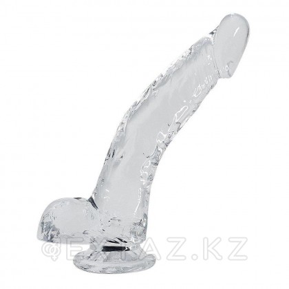 Stallion dildo ұсынылды тірі мөлдір (22 * 3,5 см.) от sex shop Extaz